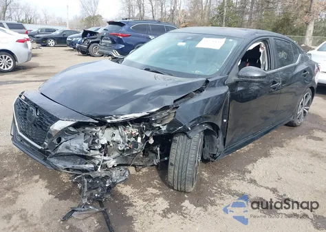 2021 Nissan Sentra Sr Xtronic Cvt z USA, uszkodzony, nr VIN 3N1AB8DV9MY232307